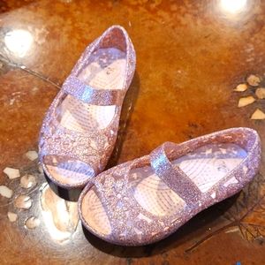 Sparkle Crocs sandels